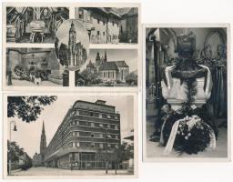 14 db RÉGI történelmi magyar város képeslap / 14 pre-1945 historical Hungarian town view postcards f...
