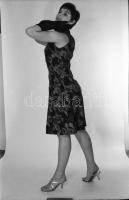 cca 1974 Honnan indultunk és hová érkezünk, szolidan erotikus felvételek, 8 db vintage NEGATÍV, 36x2...