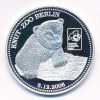 Németország 2007. Berlini Állatkert fém emlékérem T:PP Germany 2007. Knut Zoo Berlin metal commemorative coin C:PP