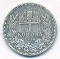 1912KB 1K Ag "Ferenc József" T:2- ph. Adamo K5.1