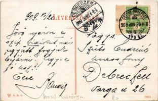 1909 Orsova, Kazán részlet / Kazanpartie (EK) + "ORSOVA-BUDAPEST 179. SZ." vasúti mozgópos...