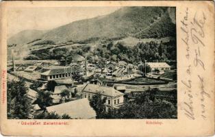 1909 Zalatna, Zlatna; Kohótelep. Nagy Lajos kiadása / smelter (fl)