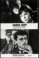 cca 1985 előtt készült felvételek különféle külföldi filmek egy-egy jelenetéről, 13 db vintage produ...