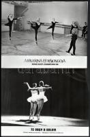 cca 1970 előtt készült felvételek, balett a filmvásznakon, 3 db vintage produkciós filmfotó különféle filmekből, 18x24 cm