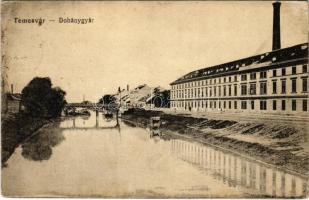 1916 Temesvár, Timisoara; Dohánygyár, híd. Polatsek kiadása / tobacco factory, bridge (fa)