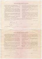 Budapest 1991. "Országos Kárrendezési és Kárpótlási Hivatal" kárpótlási jegye 1000Ft-ról (...