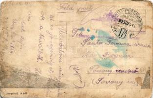 1915 Hull a golyó, fütyülnek a kartácsok... Bíró A. / WWI K.u.k. military art (EB)