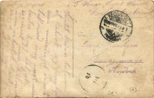 Első világháborús osztrák-magyar katonai kórház sebesült katonákkal, orvos / WWI K.u.K. military hos...