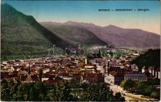 1916 Brassó, Kronstadt, Brasov; látkép / general view (fl)