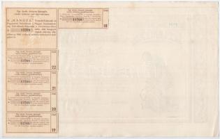 Budapest 1940. "Hangya Termelő-Értékesítő és Fogyasztási Szövetkezet" üzletrészjegye 10P-r...