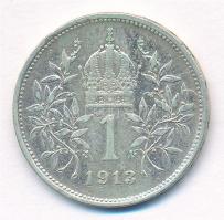 Ausztria 1913. 1K Ag "Ferenc József" T:2- Austria 1913. Corona Ag "Franz Joseph"...