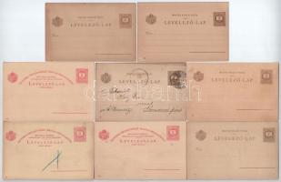 22 db (hiányos sorozat) Ezredéves Kiállítás művészlap díjjegyes lapok jó minőségben: 5 db 5 Krajcáro...