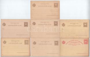 22 db (hiányos sorozat) Ezredéves Kiállítás művészlap díjjegyes lapok jó minőségben: 5 db 5 Krajcáro...