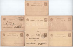 22 db (hiányos sorozat) Ezredéves Kiállítás művészlap díjjegyes lapok jó minőségben: 5 db 5 Krajcáro...