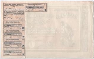 Budapest 1941. "Hangya Termelő-Értékesítő és Fogyasztási Szövetkezet" részvénye 5000P-ről,...