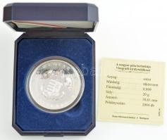 DN "A magyar pénz krónikája - Visegrádi királytalálkozó" Ag emlékérem, tanúsítvánnyal, dís...