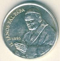 1991. "II.János Pál pápa" vallási témájú Ag zseton 3,9g T:2