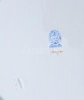 Herendi Viktória mintás 6db lapostányér, kézzel festett porcelán, jelzett, kopásnyomokkal