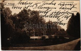 1915 Kalocsa, Érseki kert. Jurcsó Antal kiadása (fa)