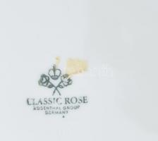 Rosenthal aranyozott életjelenetes teás, mokkás és süteményes készlet, jelzett, kopásnyomokkal