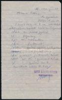 1944 Nagyvárad, zárolt zsidó vagyon listája