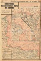 1916 30 db I, világháborús front térkép az összes hadszintér térképével. No. 91-119. Júniustól decem...