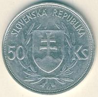 Szlovákia 1944. 50K Ag "5. Függetlenségi évforduló" T:2/3+