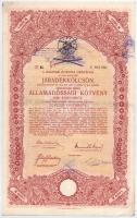 Budapest 1917. "A magyar korona országai 6%-kal kamatozó Járadékkölcsön" államadóssági köt...