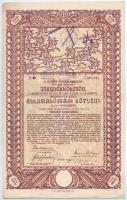 Budapest 1917. "A magyar korona országai 6%-kal kamatozó Járadékkölcsön" államadóssági köt...
