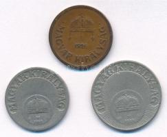 1926. 2f bronz + 10f Cu-Ni + 20f Cu-Ni T:2