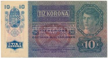 1915. 10K "1268 588594" T:III szép papír
Hungary 1915. 10 Korona "1268 588594" ...