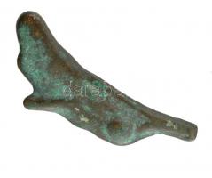 Szarmaták / Olbia Kr. e. ~V-IV. század AE Delfinpénz T:2- patina Sarmatia / Olbia ~5th-4th century BC AE Dolphin coins C:VF patina