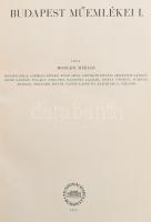 Budapest műemlékei I-II. kötet. Szerk.: Pogány Frigyes. Írták: Horler Miklós, Entz Géza, Genthon Ist...