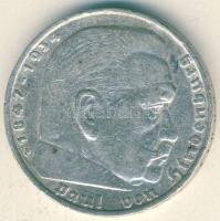 Német 3. Birodalom 1935F 5M Ag "Hindenburg" T:3 ph.