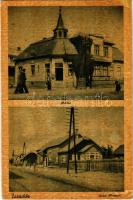 1944 Taracköz, Teresva; Patika, gyógyszertár, Erdei Hangya üzlete / pharmacy, cooperative shop (EK)