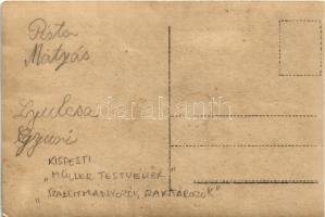 Budapest XIX. Kispesti Müller Testvérek szállítmányozók és beraktározók lovasszekere, Bérlet index é...