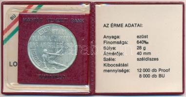 1984. 500Ft Ag "Nyári Olimpiai Játékok - Los Angeles" eredeti tokban, tanúsítvánnyal T:BU ...