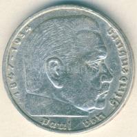 Német 3. Birodalom 1936A 5M Ag "Hindenburg" T:3 ph.