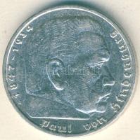 Német 3. Birodalom 1936A 5M Ag "Hindenburg" T:3 ph.