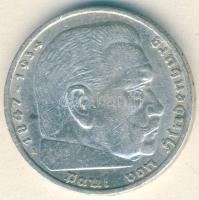 Német 3. Birodalom 1936A 5M Ag "Hindenburg" T:3