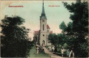 1908 Budapest XVI. Rákosszentmihály, Római katolikus templom (fl)