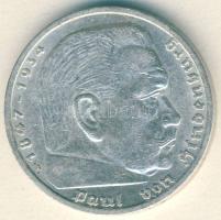 Német 3. Birodalom 1936A 5M Ag "Hindenburg" T:3