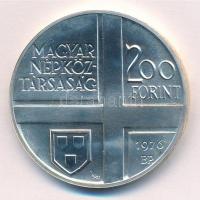 1976. 200Ft Ag "Festők I. - Szinyei" T:1 Adamo EM51
