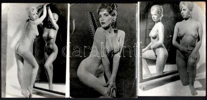 cca 1960 7 db erotikus fotó nagyobb méretben 13x18 cm