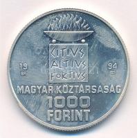 1994. 1000Ft Ag "Nyári olimpia - Atlanta" kapszulában T:1 fo. Adamo EM137