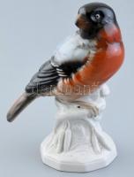 Unterweissbach porcelán madár, kézzel festett, jelzett, hibátlan, m: 13 cm