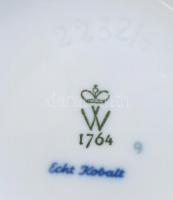 Wallendorf fedeles váza. Jelzett, matricás, hibátlan m:28 cm