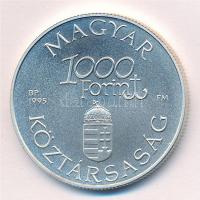 1995. 1000Ft Ag "Régi dunai hajók III - Hableány" T:BU Adamo EM139