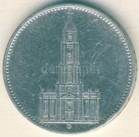 Német 3. Birodalom 1934D 5M Ag "Garnisonkirche" T:3