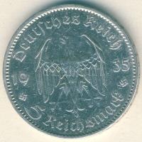 Német 3. Birodalom 1935A 5M Ag "Garnisonkirche" T:3 ph.